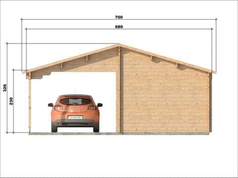Image of Coyard carport en garage 6.8x5.6