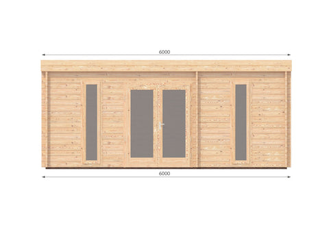 Image of Coyard tuinhuis modern 6x4,5
